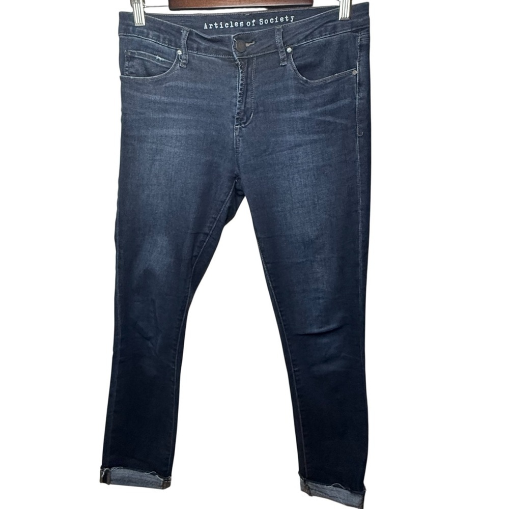 Articles Of Society | Dark Blue Ankle Jeans with Stretch | Sz 28